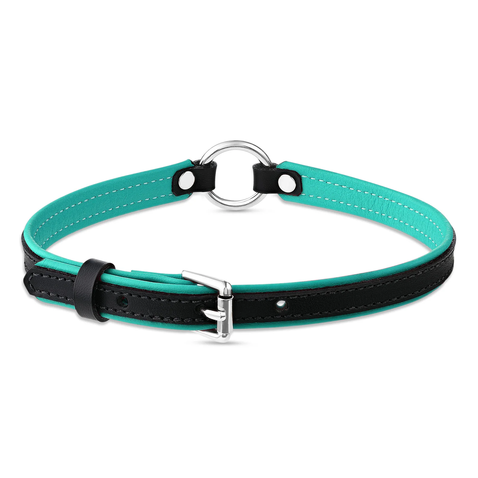 Leather Choker with O-Ring - Image 11