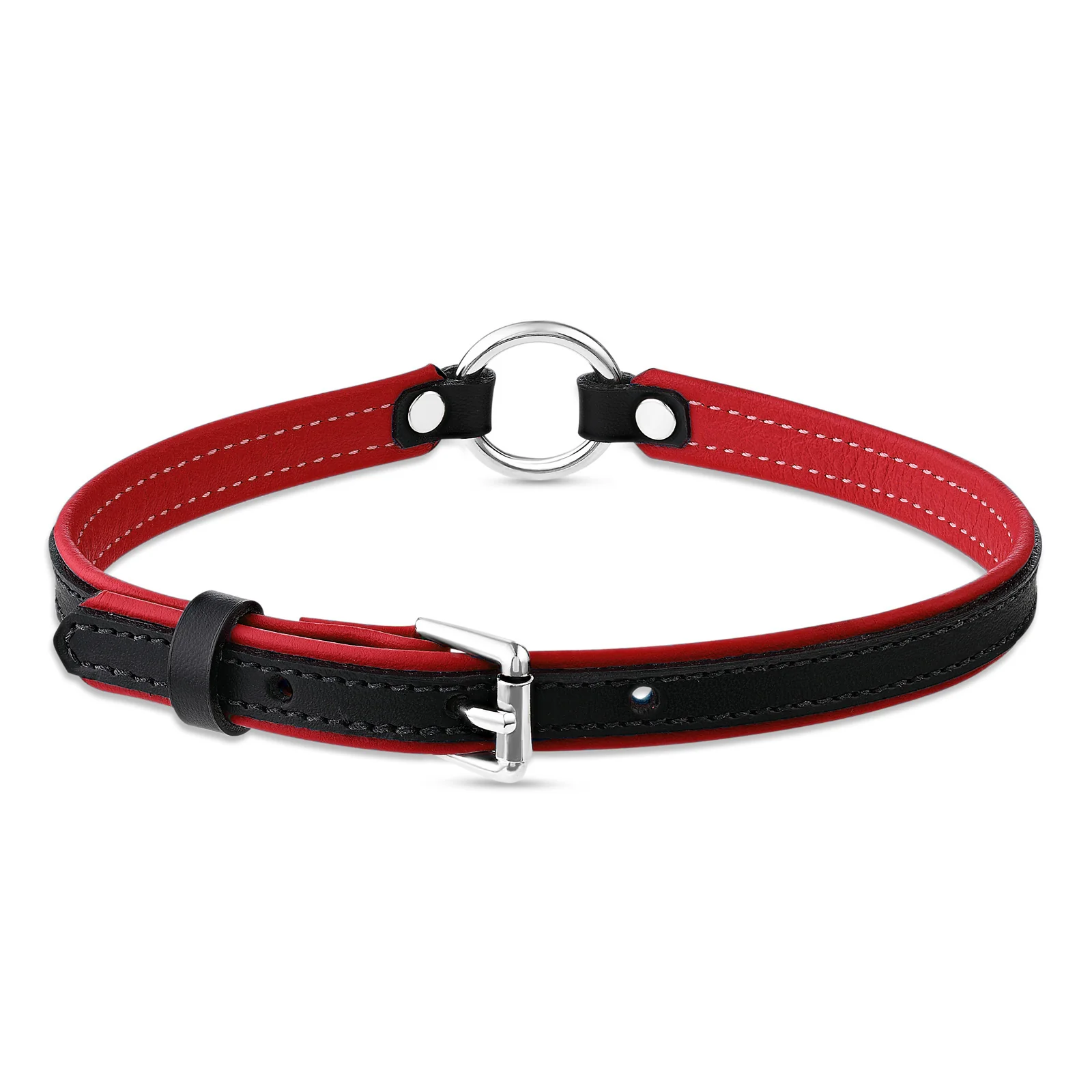 Leather Choker with O-Ring - Image 13
