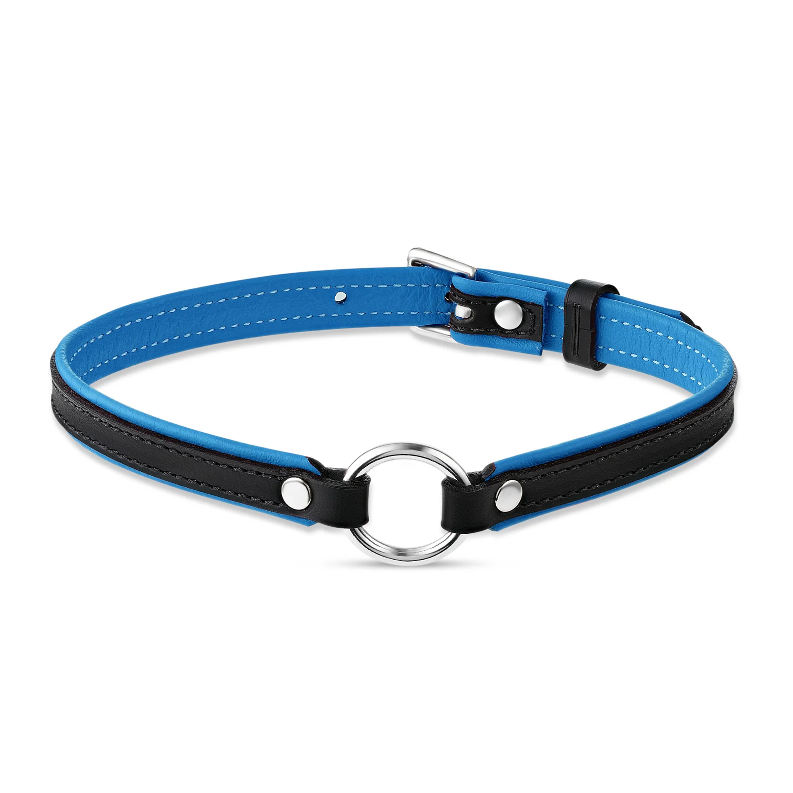 Leather Choker with O-Ring - Image 8