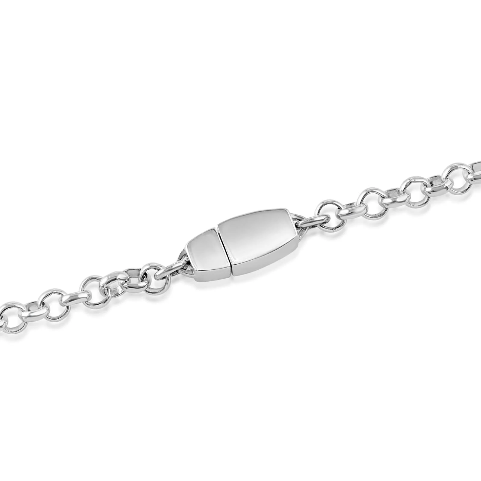Locking Chain Necklace - Sterling Silver - Image 3