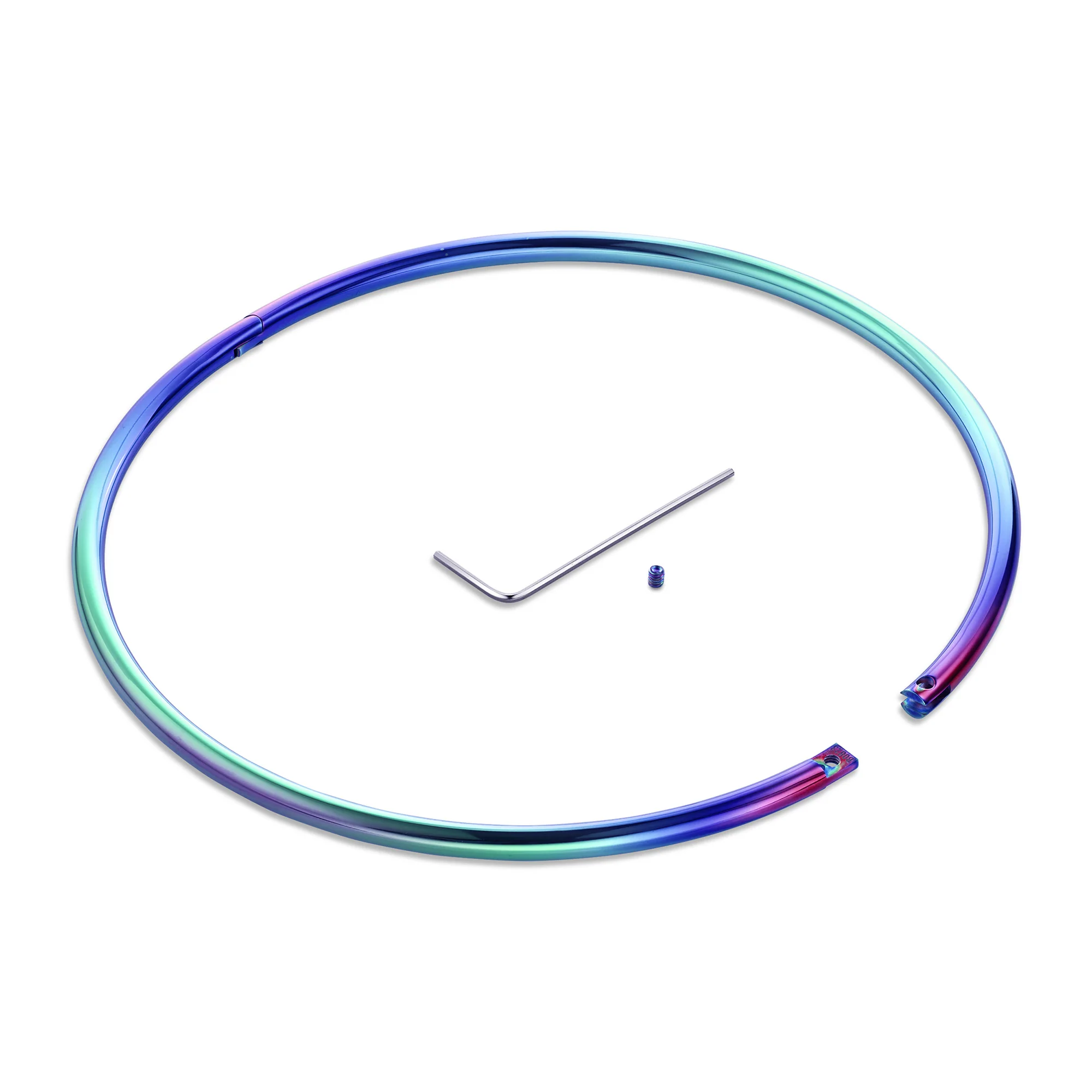 Thin Eternity Collar - Titanium - Prism - Image 3