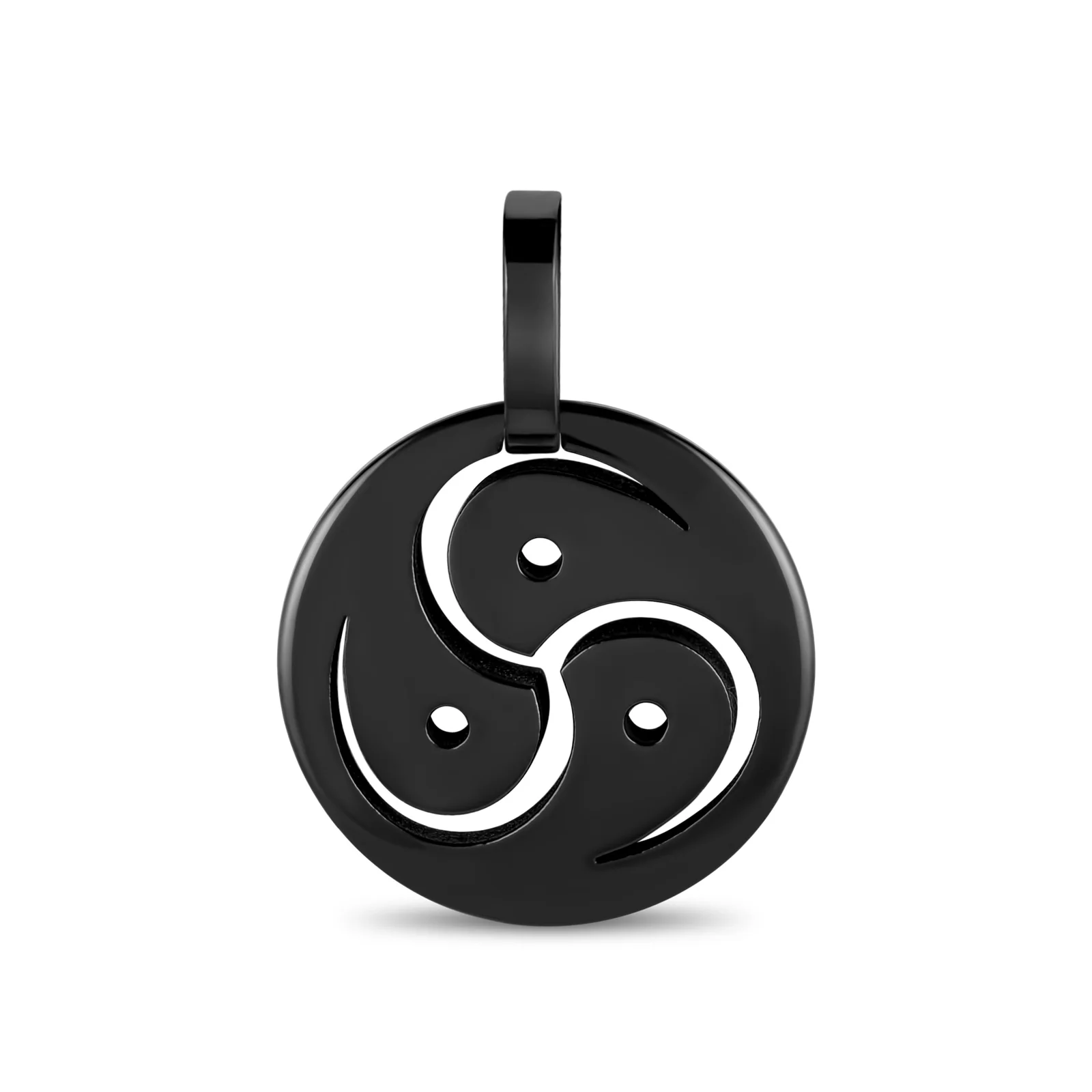 Titanium BDSM Symbol Triskelion Pendant - Image 11