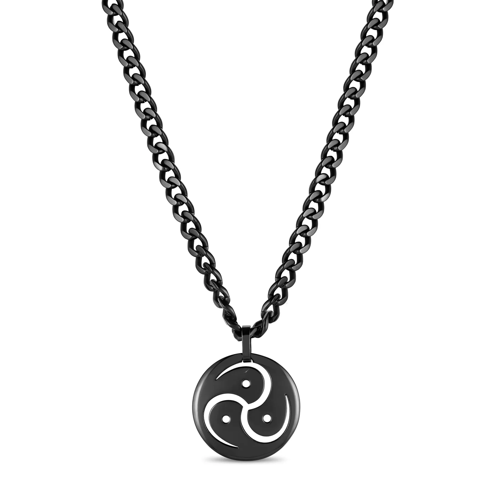 Titanium BDSM Symbol Triskelion Pendant - Image 12