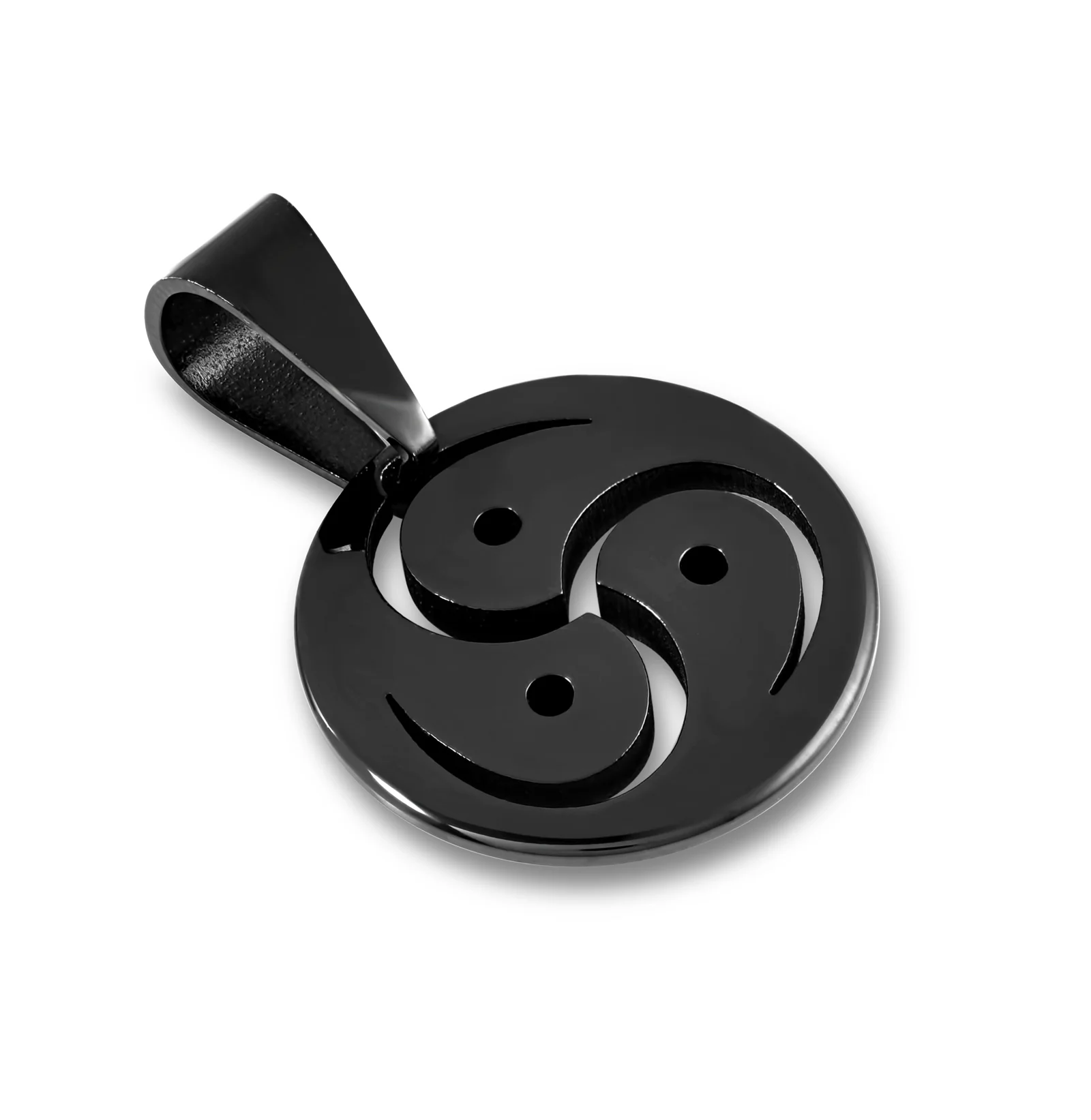 Titanium BDSM Symbol Triskelion Pendant - Image 7