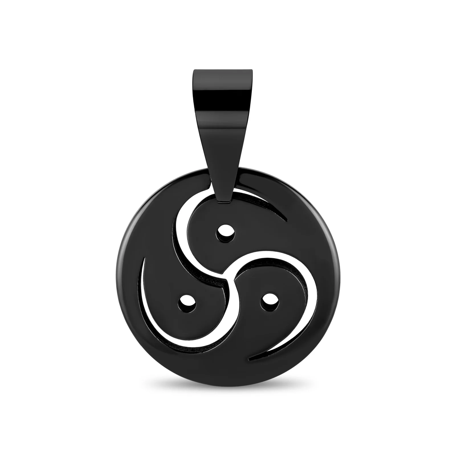 Titanium BDSM Symbol Triskelion Pendant - Image 8