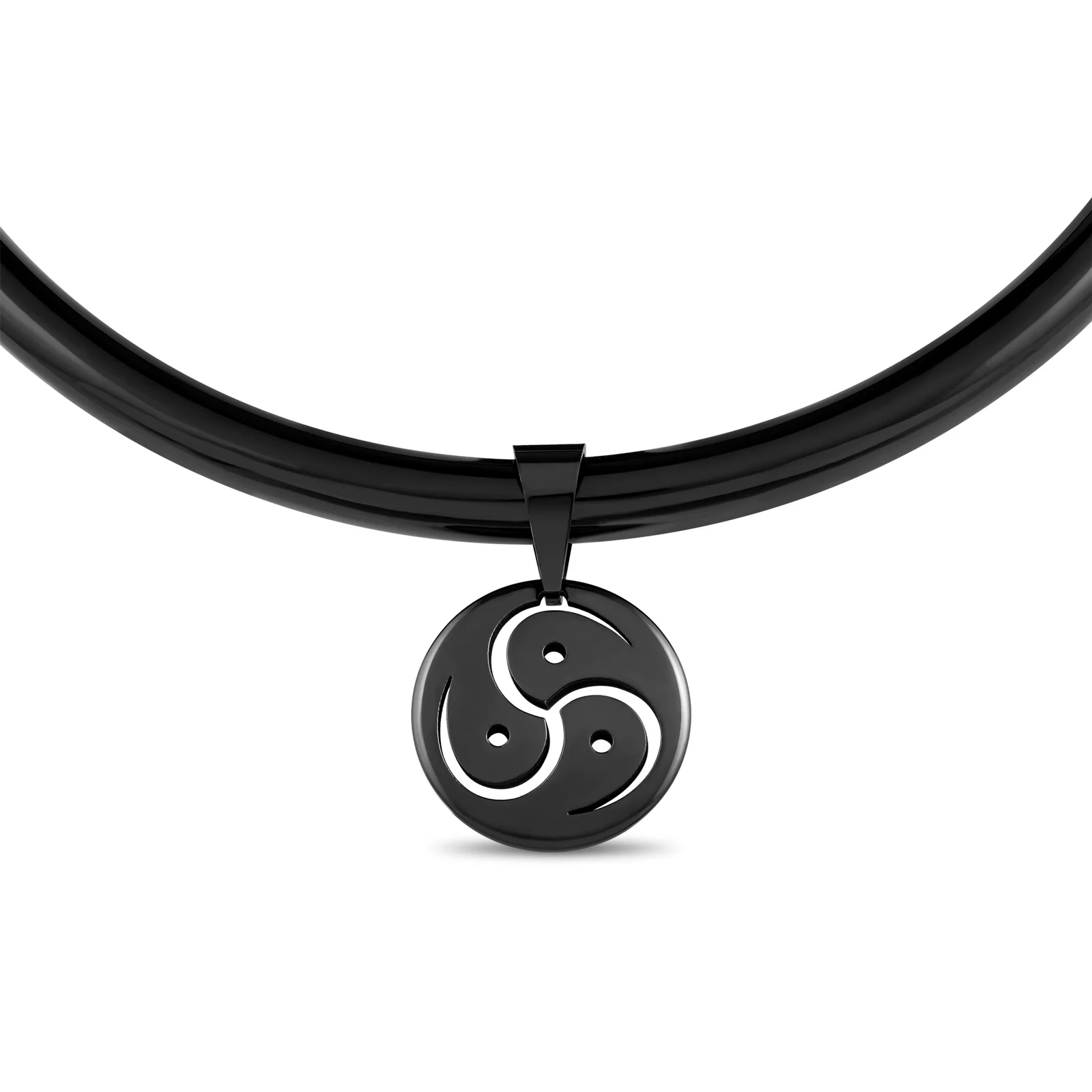 Titanium BDSM Symbol Triskelion Pendant - Image 9