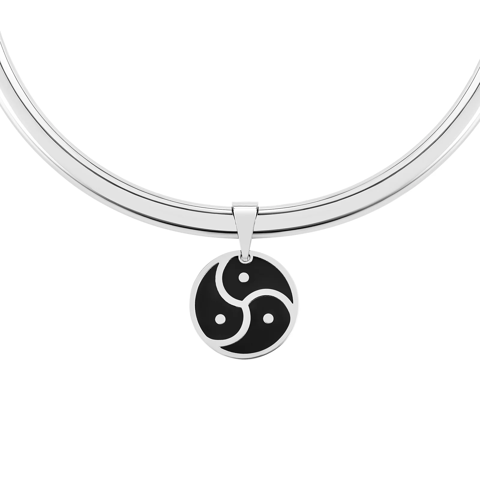 Triskelion Pendant with Black Inlay - Image 4