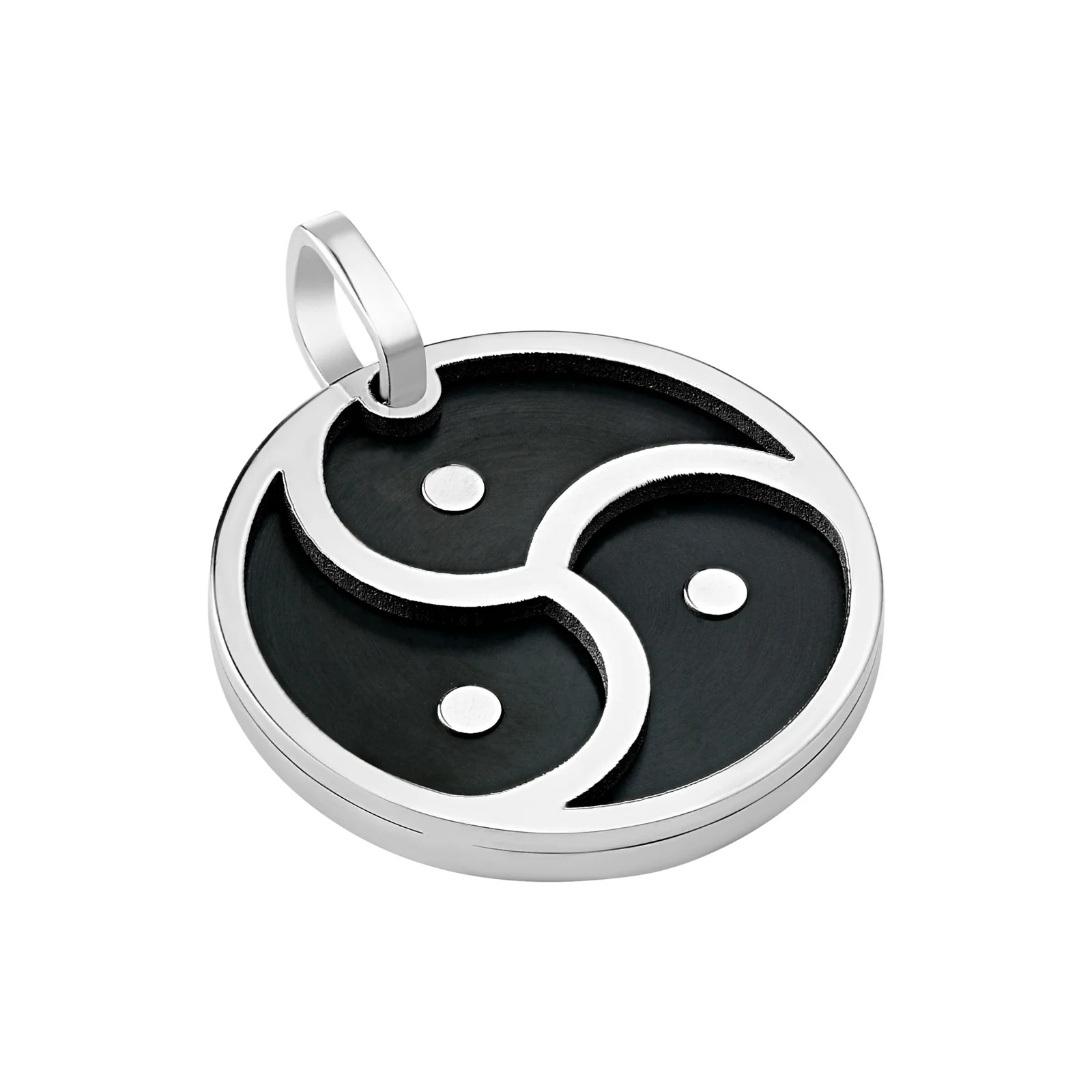 Triskelion Pendant with Black Inlay - Image 5