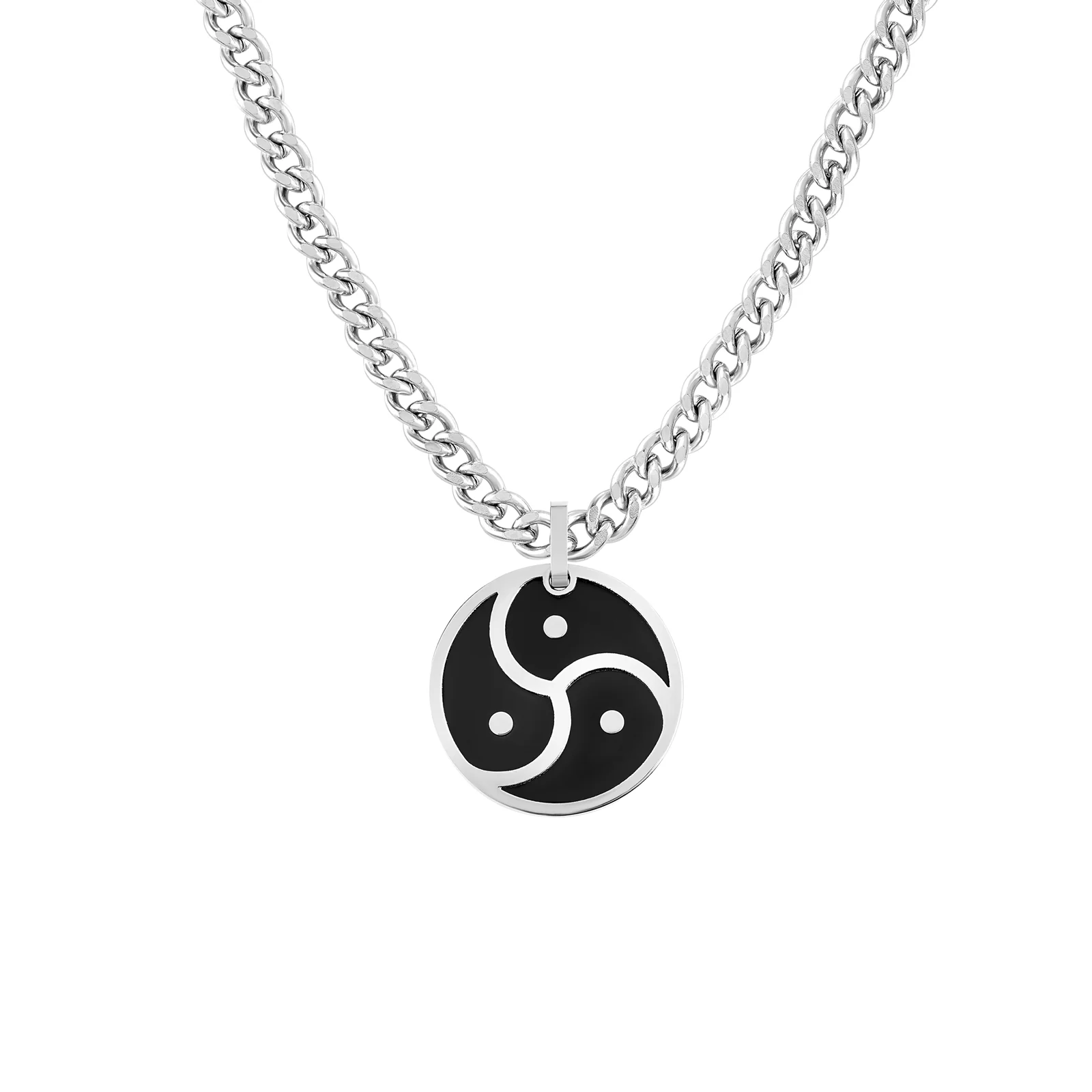 Triskelion Pendant with Black Inlay - Image 8